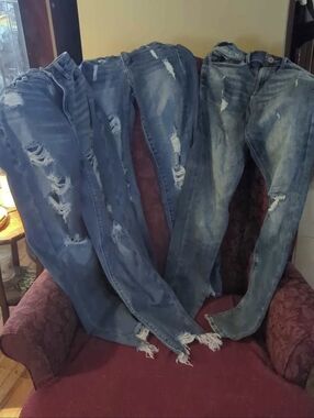 American Eagle Outfitters , Express, Vintage Vibe Light Blue Denim Jeans